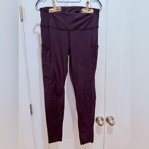 Black High-Waisted Leggings with Pockets